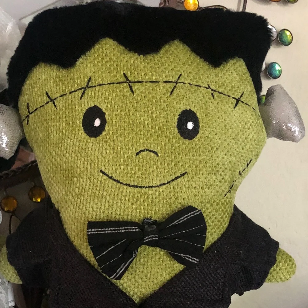 NEW Gunnysack Frankenstein & Bride Halloween Decor Dolls
